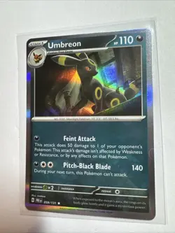 Umbreon 059/131 Prismatic Evolutions Cosmos Holo Costco Exclusive Pokemon Card - Image 1