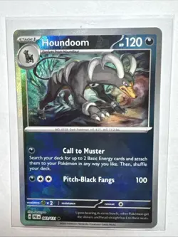 Houndoom - 063/131 - Pokeball Holo - Prismatic Evolutions - Pokemon Card - NM/M - Image 1