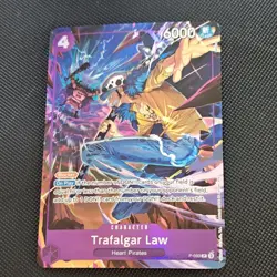 Bandai One Piece CCG Trafalgar Law Blocker Character Card P-093 English - Image 1