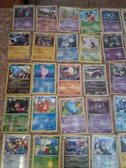 Pokemon Cards Lot Of 90 Mixed Years A Few Duplicates All In Protective Sleeve - Image 2