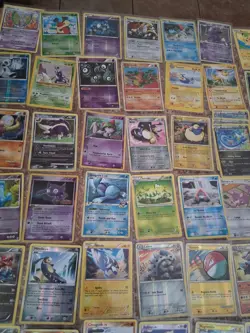 Pokemon Cards Lot Of 90 Mixed Years A Few Duplicates All In Protective Sleeve - Image 3