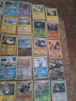 Pokemon Cards Lot Of 90 Mixed Years A Few Duplicates All In Protective Sleeve - Image 4