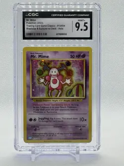 Mr. Mime 013/034 Trading Card Game Classic Holo CGC 9.5 - Image 2
