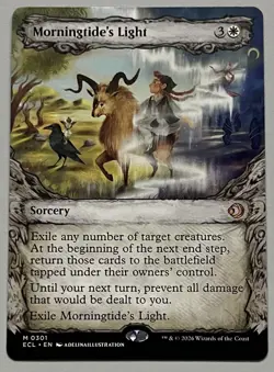 MTG Lorwyn Eclipsed Morningtide’s Light Sorcery MYTHIC REGULAR #0301 - Image 1