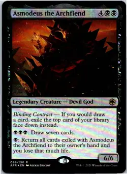 Asmodeus the Archfiend R Foil Adventures in the Forgotten Realms 88 NM - Image 1