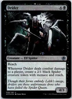 Drider U Foil Adventures in the Forgotten Realms 98 NM - Image 1