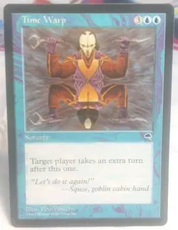 Magic the Gathering Tempest Time Warp Sorcery 1997 - Image 1