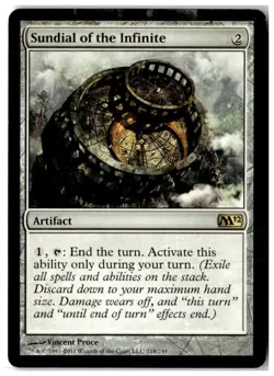 MTG Sundial of the Infinite - Magic 2012 (M12) Heavily Played English - Image 1