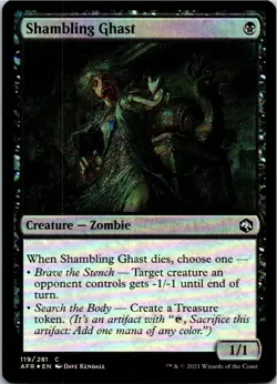 Shambling Ghast C Foil Adventures in the Forgotten Realms 119 NM - Image 1