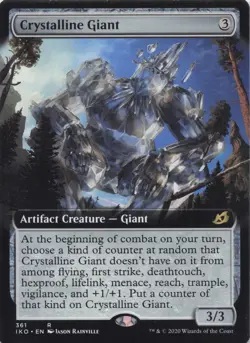 Crystalline Giant (Extended Art) Ikoria Rare Regular #361 NM MTG - Image 1