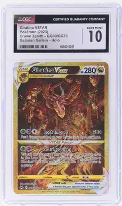 Pokemon Giratina VSTAR Crown Zenith Galarian Gallery GG69/GG70 CGC 10 Gem Mint - Image 1