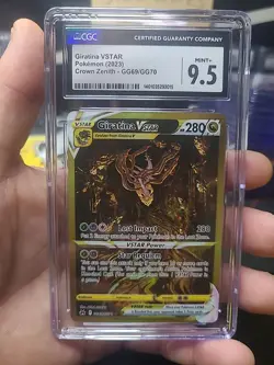 Giratina VSTAR GG69/GG70 CGC 9.5 MINT+ Crown Zenith Galarian Gallery Pokemon - Image 1