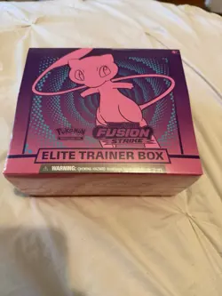 Pokemon Fusion Strike Elite Trainer Box English Mew TCG Sealed - Image 1