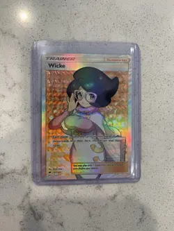 Pokemon TCG Wicke 147/147 Rare (Full Art) Sun & Moon: Burning Shadows NM/Mint - Image 1