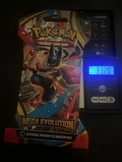 (VERY HEAVY) 33.20g Pokemon TCG Mega Evolution Sleeved Booster Pack (SEALED)✅ - Image 1