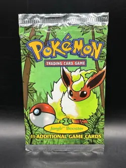Pokemon TCG - Unlimited Jungle Booster Pack - New, Factory Sealed - Image 1