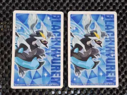 LOT (2) NM Pokemon Japanese Kyurem Deck Poker Playing Cards Larvesta & Volcarona - Image 2