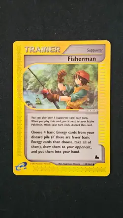 Pokemon - Skyridge - Fisherman Non Holo 125/144 - Image 1