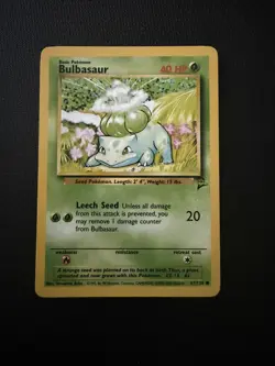 Near mint Pokemon Bulbasaur 67/130 Base 2 NM - Image 1