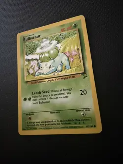 Near mint Pokemon Bulbasaur 67/130 Base 2 NM - Image 3