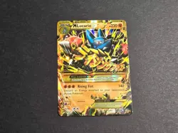 Pokemon M Lucario EX Secret Rare XY Furious Fists 113/111 LP - Image 1