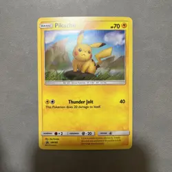 Pokemon Sun & Moon Black Star Promo SM183 Pikachu Holo - Image 1