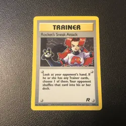 Rocket's Sneak Attack 16/82 Team Rocket Holo Rare Pokemon Gem Mint Condition - Image 1
