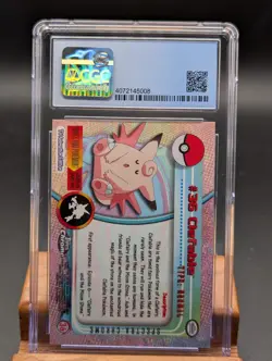 200 Pokemon Topps Chrome Clefable #36 Spectra CGC Gem Mint 9.5/10 - Image 2