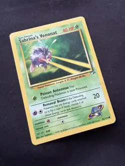 Sabrina’s Venonat 96/132 | Gym Heroes | Non Holo Pokemon Card NM - Image 2