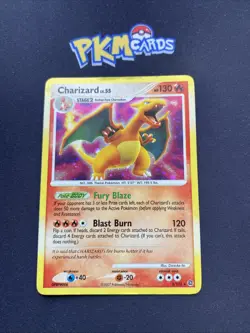 Pokemon TCG Charizard Secret Wonders 3/132 Holo Bleed Swirl Rare MP. - Image 1