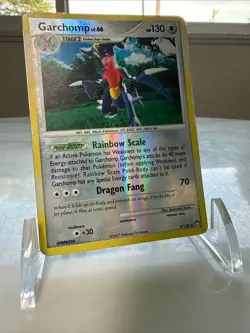 Garchomp Reverse Holo Rare 9/123 Mysterious Treasures 2007 - MP - Pokemon TCG - Image 2