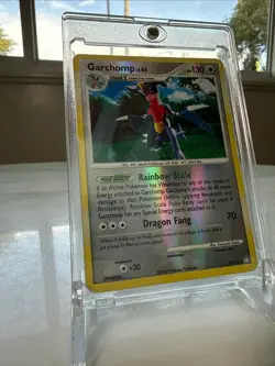 Garchomp Reverse Holo Rare 9/123 Mysterious Treasures 2007 - MP - Pokemon TCG - Image 4