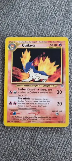 Quilava - Pokemon TCG - MP - Uncommon - Neo Genesis 46/111 - Image 1