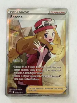 Pokemon Serena 193/195 Silver Tempest Ultra Rare Holo Full Art Trainer Card - Image 1