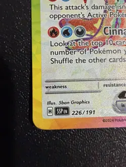 Tatsugiri ex 226/191 Surging Sparks Full Art Ultra Rare Holo Pokemon TCG MINT - Image 5