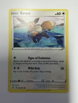 Pokemon TCG Eevee 052/072 Shining Fates Common NM/M - Image 1