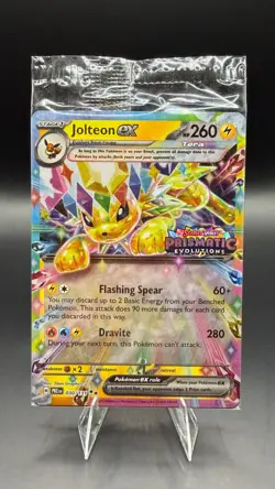 Jolteon ex ⭐ 030/131 Stamped Holo Double Rare Prismatic Evolutions Pokemon NM - Image 2