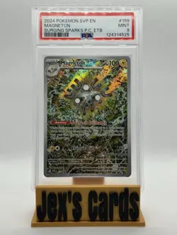 2024 Pokemon SVP EN Magneton #159 PSA 9 Mint - Surging Sparks ETB Promo - Image 1