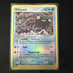Pokemon Whiscash 48/97 EX Dragon Vintage Reverse Holo Uncommon HP-MP - Image 1