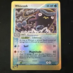 Pokemon Whiscash 48/97 EX Dragon Vintage Reverse Holo Uncommon HP-MP - Image 2