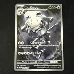 2025 Pokemon Mega Evolution Steelix Illustration Rare #150/132 NM - Image 1
