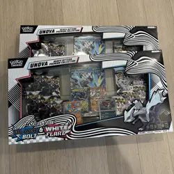 Pokemon Unova Heavy Hitters Premium Collection Black And White 1 Set Only - Image 1