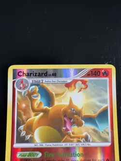 CHARIZARD REVERSE HOLO 1/99 PLATINUM ARCEUS LP - NM POKEMON - Image 3
