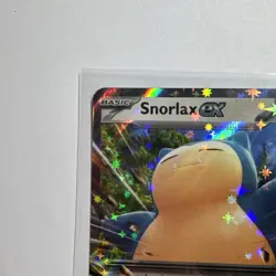 Pokemon Snorlax ex 076/131 Prismatic Evolutions Scarlet & Violet Double Rare - Image 2