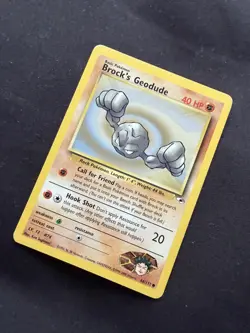 Pokemon TCG Brock’s Geodude Gym Heroes 66/132 Regular LP. - Image 3
