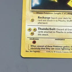 Pokemon TCG Pikachu Black Star Promo (1st Movie WB Stamp) 4/53 WOTC - Image 3