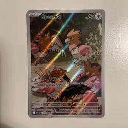 Pokemon TCG Spearow 151/132 Illustration Rare Mega Evolutions - Image 1