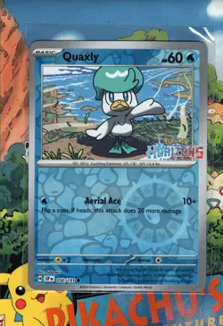 Pokemon TCG Quaxly 050/191 Surging Sparks Horizons Stamped Promo Holo NM/M - Image 1