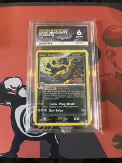 2004 POKEMON EX TEAM ROCKET RETURNS #15 DARK DRAGONITE-REVERSE FOIL - Image 1