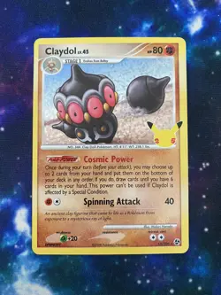 Claydol LV. 45 Celebrations 15/106 Pokemon 25th Anniversary! Pack Fresh NM/ Mint - Image 1